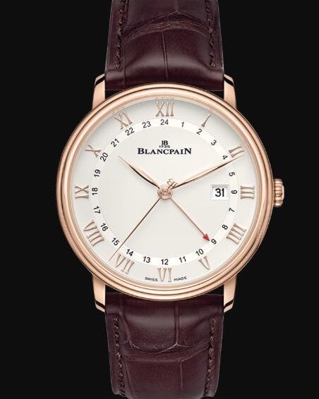 Blancpain Villeret Watch Price Review GMT Date Replica Watch 6662 3642 55